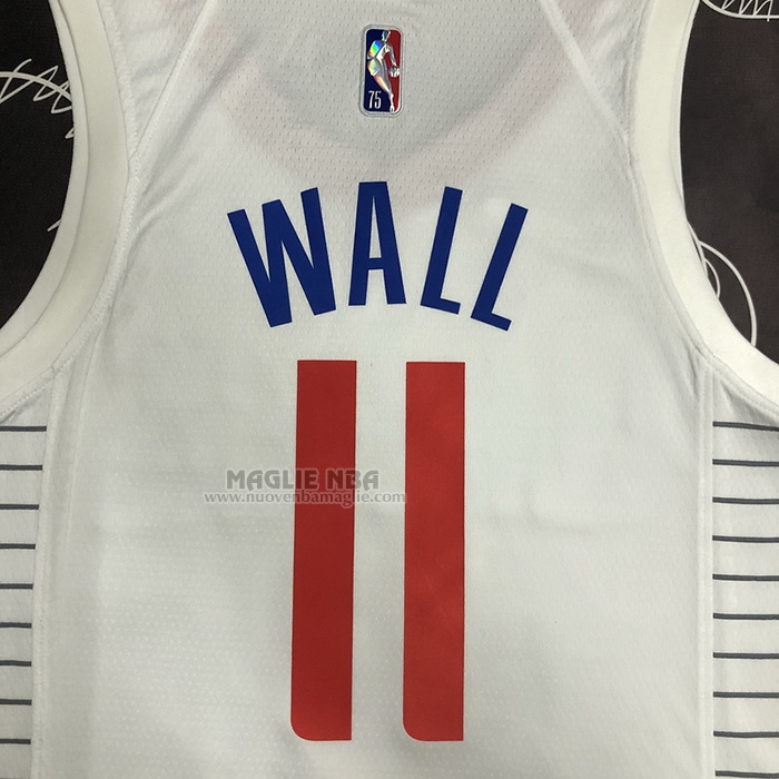Maglia
 John Wall NO 11 Los Angeles Clippers Association 2020-21 Bianco
